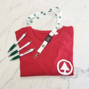 Despar Gadget Personalizzati Gruppo T Shirt Porta Badge Lanyard Penne
