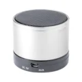 Cassa Bluetooth Personalizzata Argento Retro