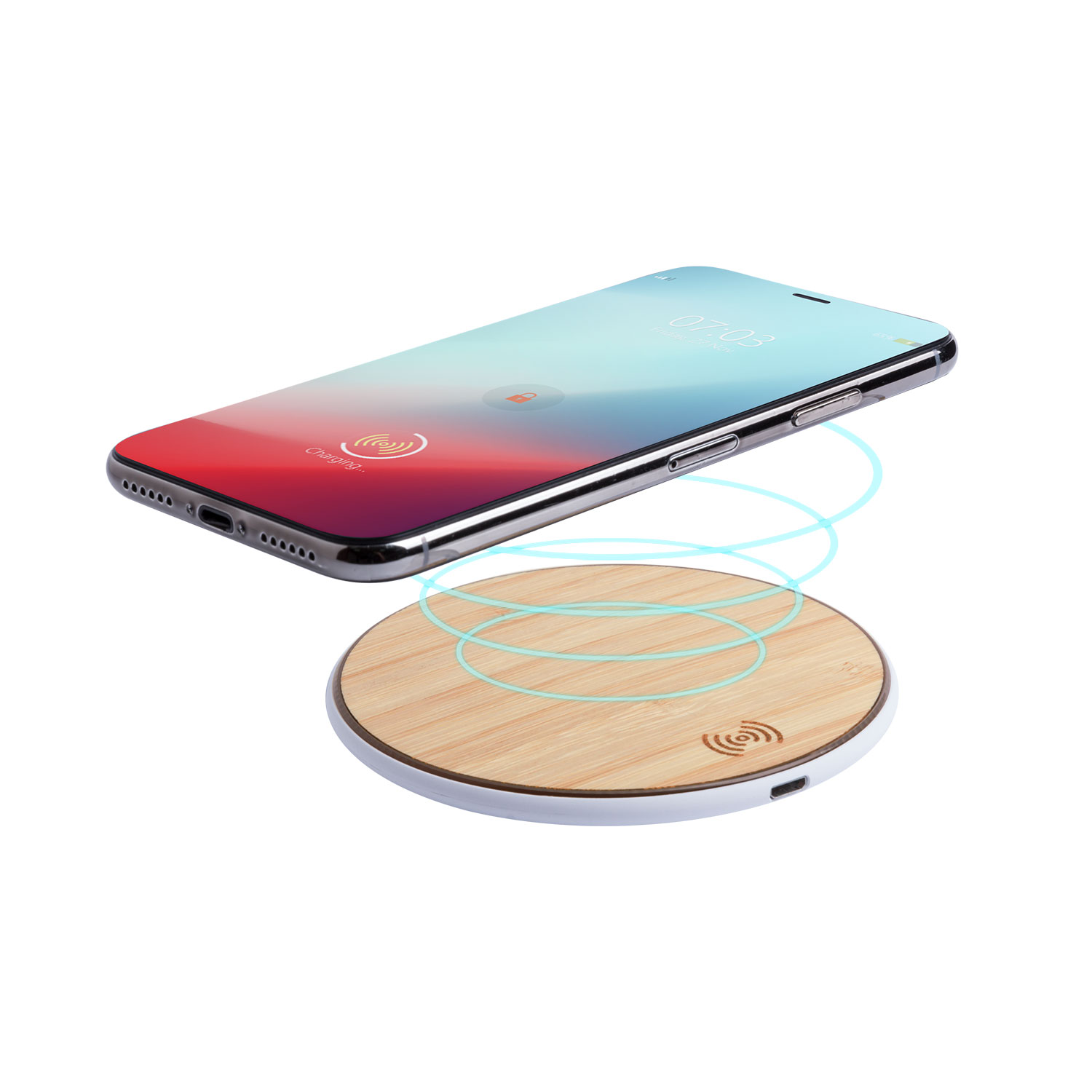Generico Caricatore Wireless, Caricatore Senza Fili Portatile Rapida a 20W,Caricabatterie Wireless per iPhone 15/14/13/12/11/Pro Max/Mini/XS/XR, Compatibili Samsung/Huawei/Xiaomi
