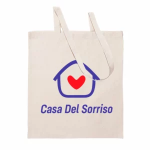 Shopper Personalizzata 180 Gr Cotton Extra Resistente Dettaglio