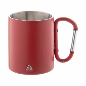 Tazza Personalizzata Inox Treck Evo Rossa