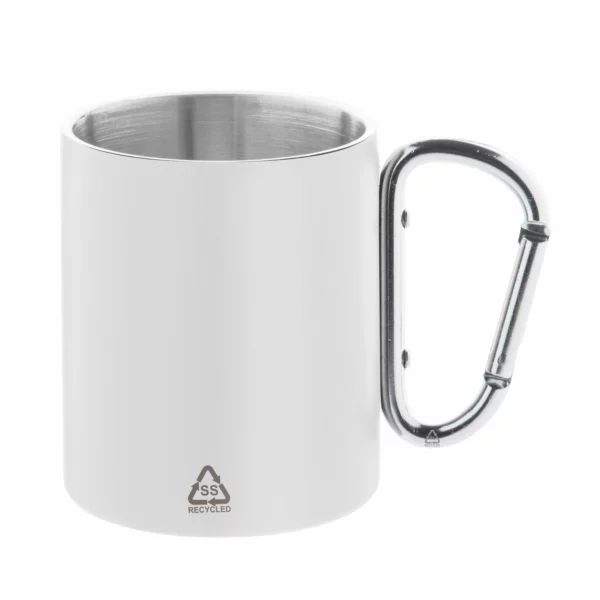 Tazza Personalizzata Inox Treck Evo Bianca