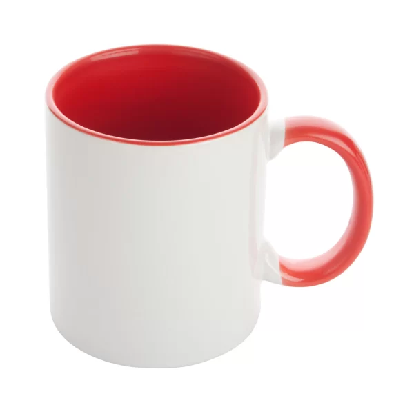 Mug Personalizzata Inside Rosso Particolare Colorata Creativa Interno Colorato