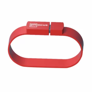 Braccialetto Usb Personalizzato Rosso