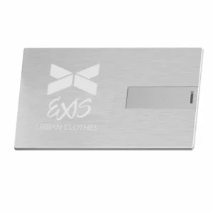 Card Usb Metallo Metal Card Incisa Laser