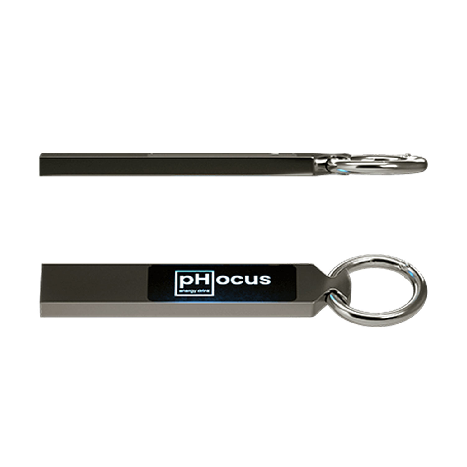 Chiavetta USB 3.0 in metallo personalizzata con portachiavi, chiavetta
