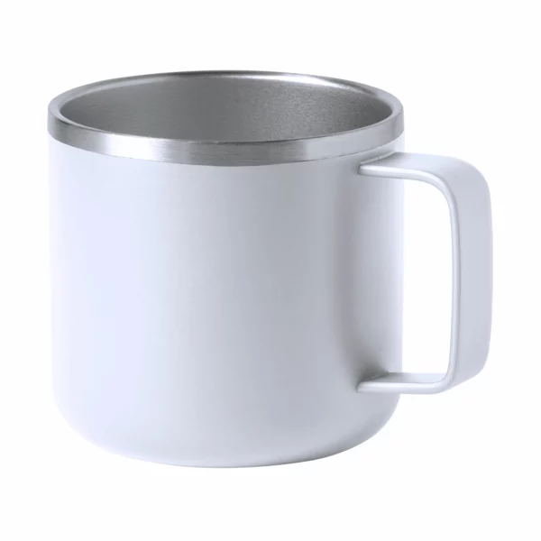 Tazza Tazza Termica Personalizzata Camp Bianco Acciaio
