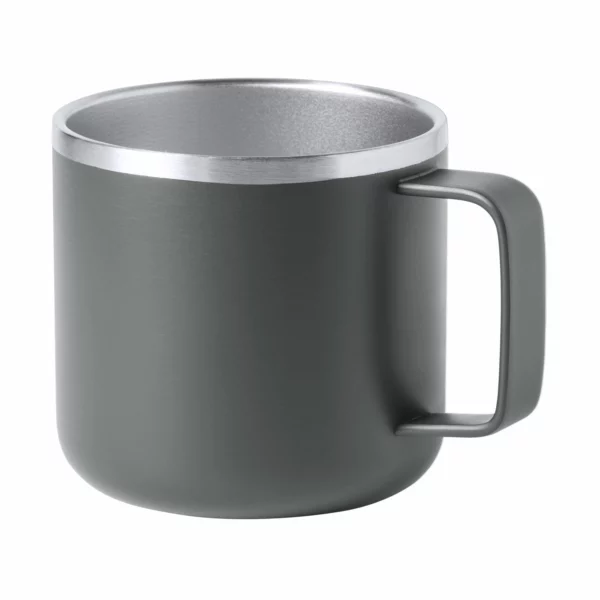 Tazza Tazza Termica Personalizzata Camp Grigia Acciaio