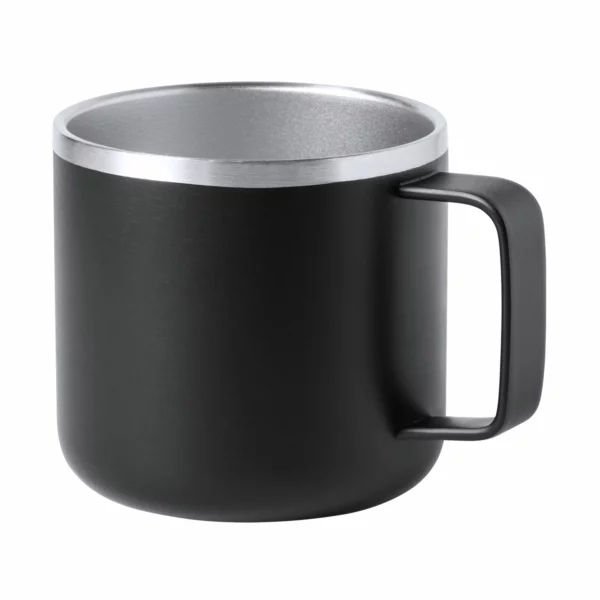 Tazza Tazza Termica Personalizzata Camp Nero Acciaio