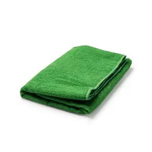Asciugamano Stampa Logo Microfibra Sporty Verde Piegato