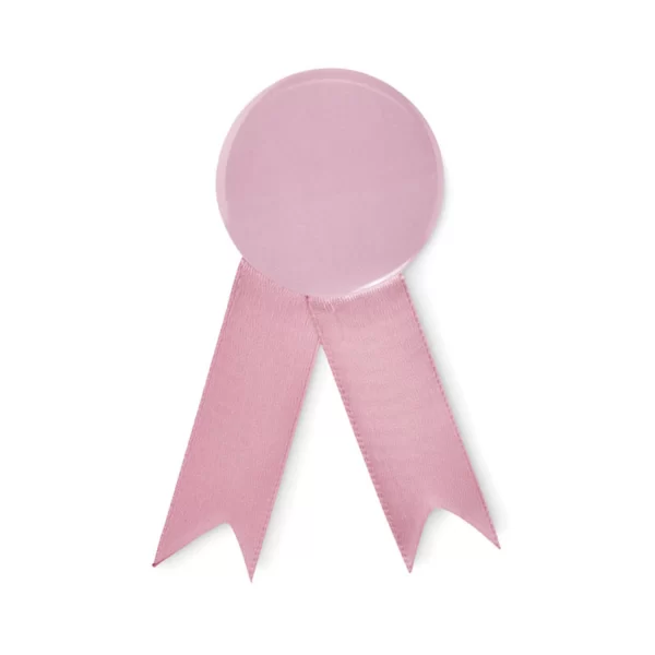 Coccarda Stampata Rosa
