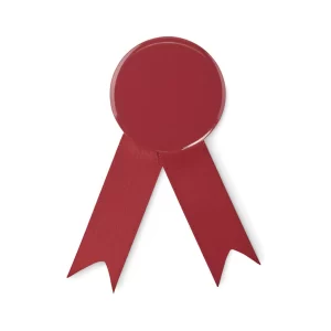 Coccarda Stampata Rosso