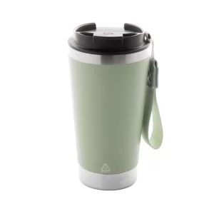 Tazza Termica Personalizzata In Acciaio Ricilato Verde Pastello