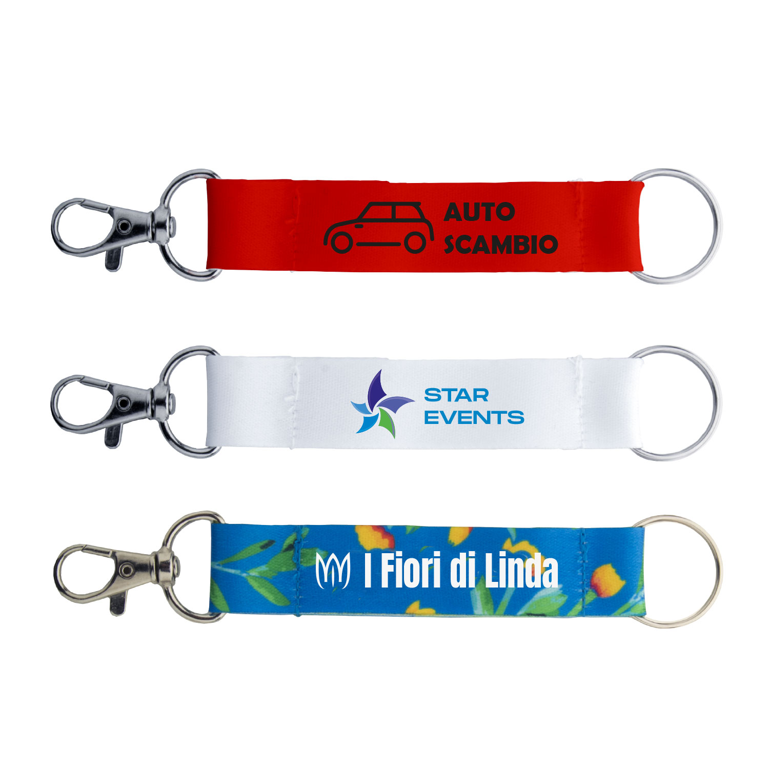 10 Portachiavi Con Chiusura A Moschettone Girevole, Per Fai Da Te, Accessori Per Borse E Attivit&agrave; All'aperto