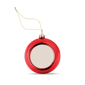 Pallina Di Natale Personalizzata Rosso Stampabile