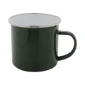 Tazza Personalizzata Smaltata Verde Scuro