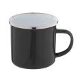 Tazza Personalizzata Smaltata Vintage Inox Nero