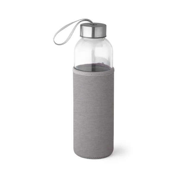 Borraccia Vetro Personalizzata Grigio