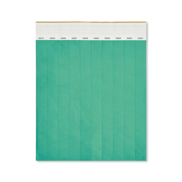 Bracciali Carta Personalizzati Festival Turchese Verde Acqua