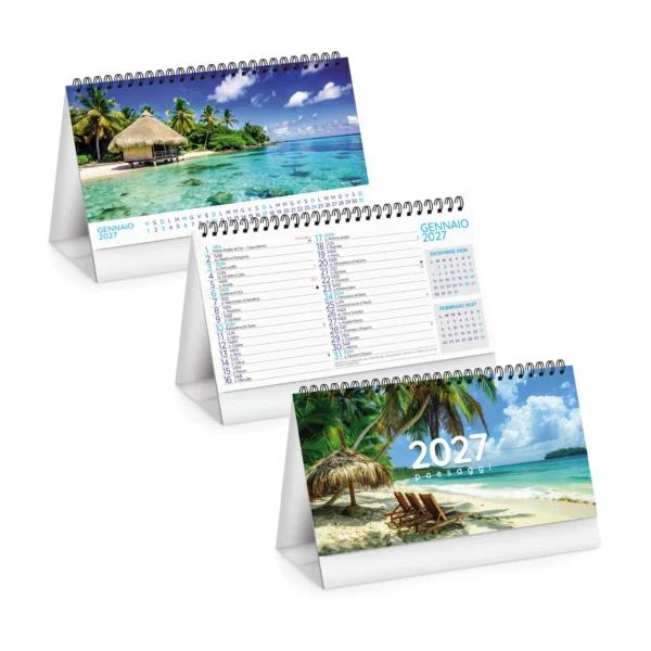 Calendari da tavolo Paesaggi gadget personalizzato