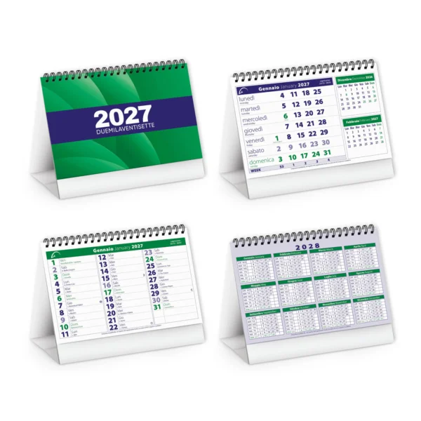 Calendari Da Tavolo Verde