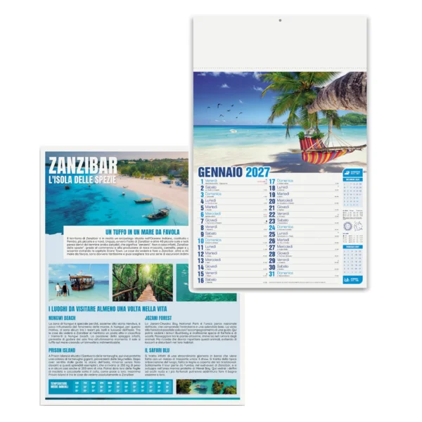 Calendario personalizzato Panoramic gadget personalizzato