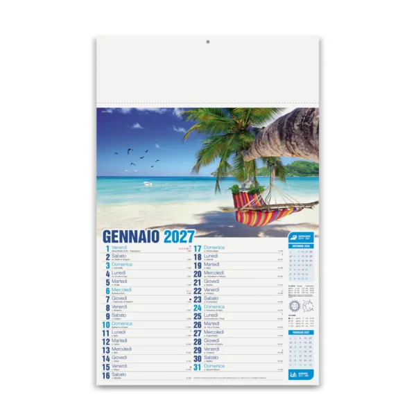 Calendario Personalizzato Panorami Fronte