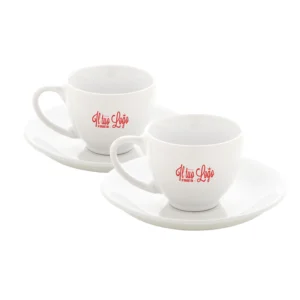 Set Tazzine Caffè Personalizzate Con Logo Stampato