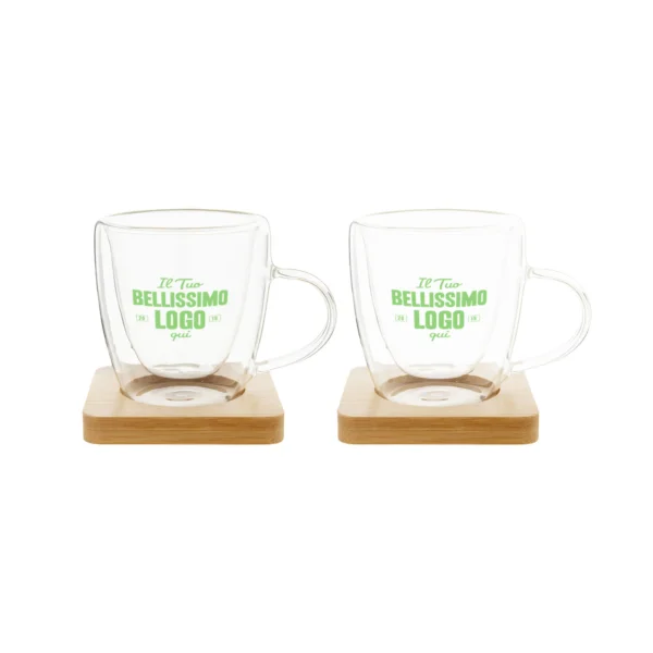 Set tazzine caffè Bamby gadget personalizzato