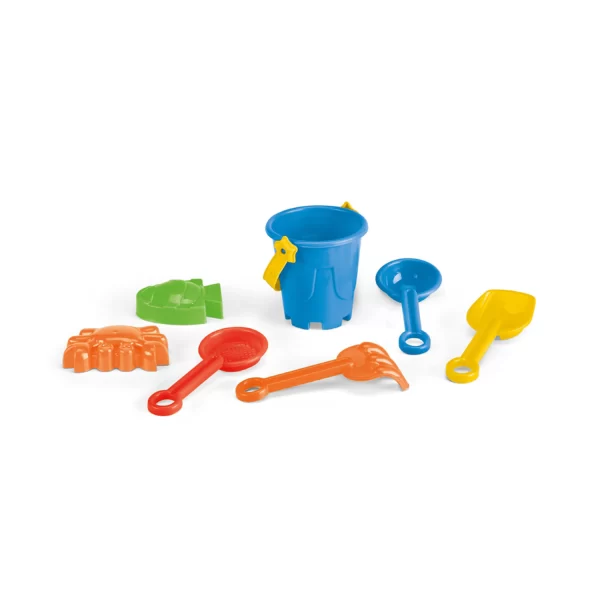 Set Secchiello Spiaggia Personalizzato Azzurro