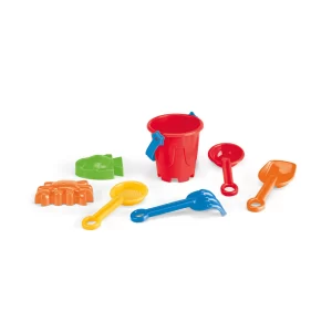 Set Secchiello Spiaggia Personalizzato Rosso