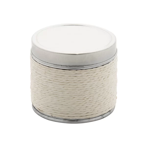 Candele Personalizzate Vintage Con Logo Bianca