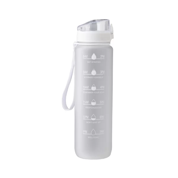 Borraccia Personalizzabile Ricordare Bere Reminder Bianco