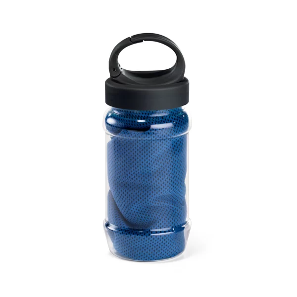 Set Borraccia Asciugamano Personalizzati Gym Blu