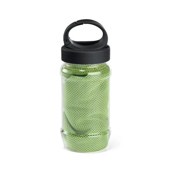 Set Borraccia Asciugamano Personalizzati Gym Verde