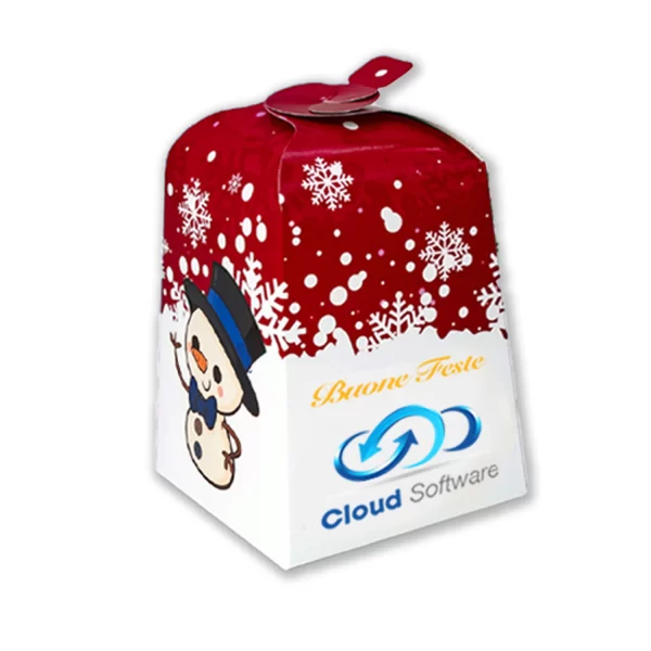 Mini Pandoro Personalizzato Scatola Con Logo