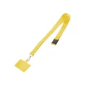 Porta Badge Attacco Cellulare Connect Gialla