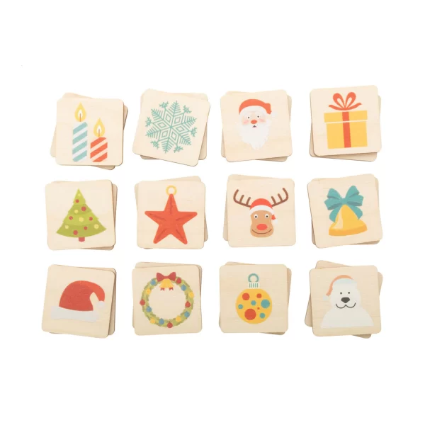 Gioco personalizzato natalizio Memory gadget personalizzato
