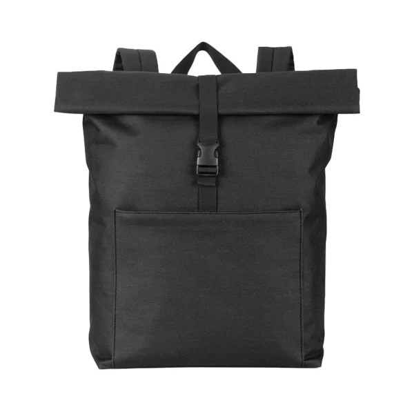 Zaino Personalizzato Roll Top Nero