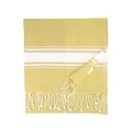 Telo Mare Personalizzato Ecologico Natural Giallo Dettaglio