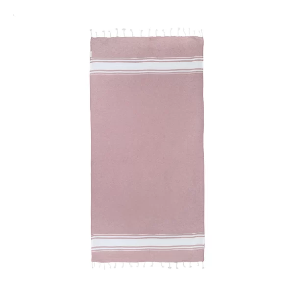 Telo Mare Personalizzato Ecologico Natural Rosa