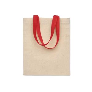 Borsa Regalo Cotone Manici Colorati Tiny Rosso