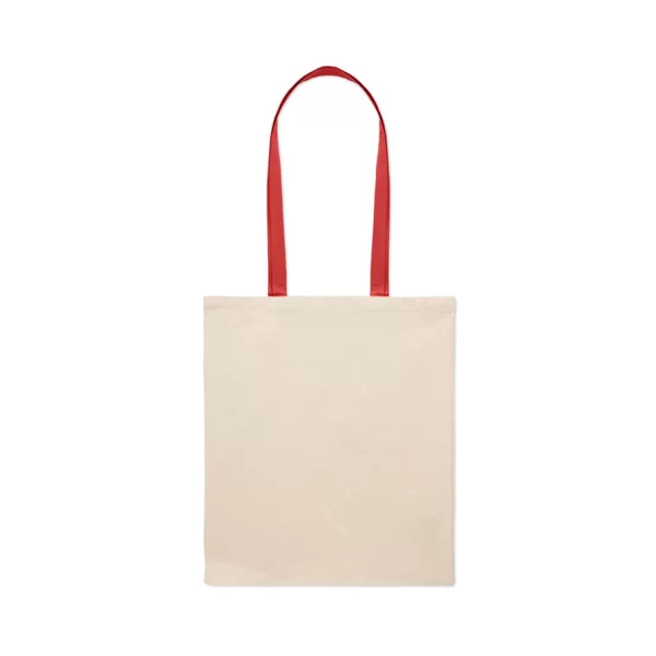 Borse Cotone Manici Colorati Cotton Handle Aperta