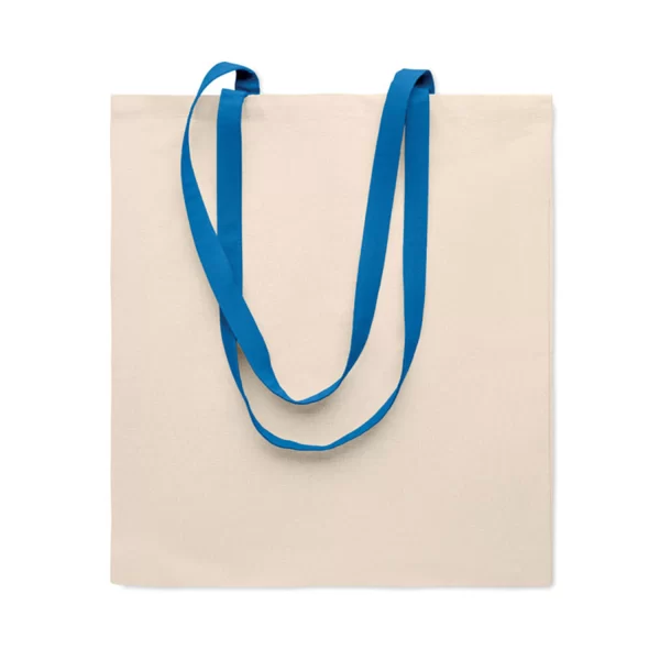 Borse Cotone Manici Colorati Cotton Handle Blu