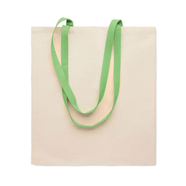 Borse Cotone Manici Colorati Cotton Handle Verde