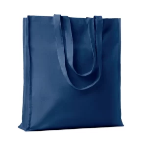 Borse Personalizzate Capienti Cotton Color Wide Blu Scuro