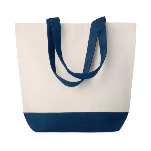 Shopper Resistente Colorata Borsa Strong Bicolor Blu