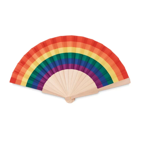 Ventaglio Rainbow gadget personalizzato