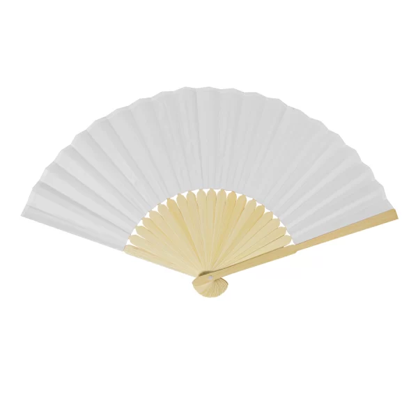 Ventaglio In Bambù Bianco