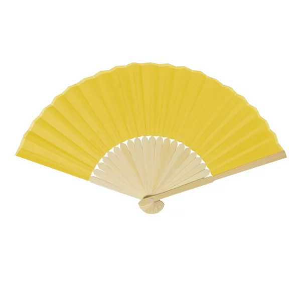 Ventaglio In Bambù Giallo